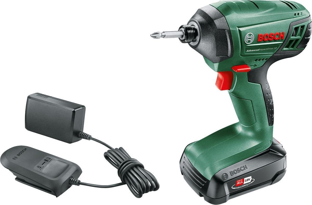 Clé à chocs sans fil Bosch advancedimpactdrive 18 - embout double vis - avec 1 batterie 18 V et chargeur