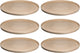 Assiette Leonardo Roma 27cm abricot - set 6