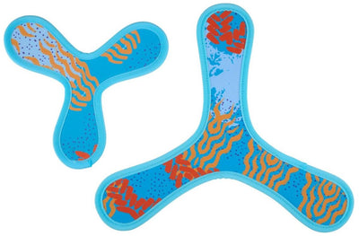Eddy Toys Frisbee Set 2 pièces - Frisbee Doux - Disque à Lancer léger - Jouets d'extérieur Plage et Jardin - Bleu