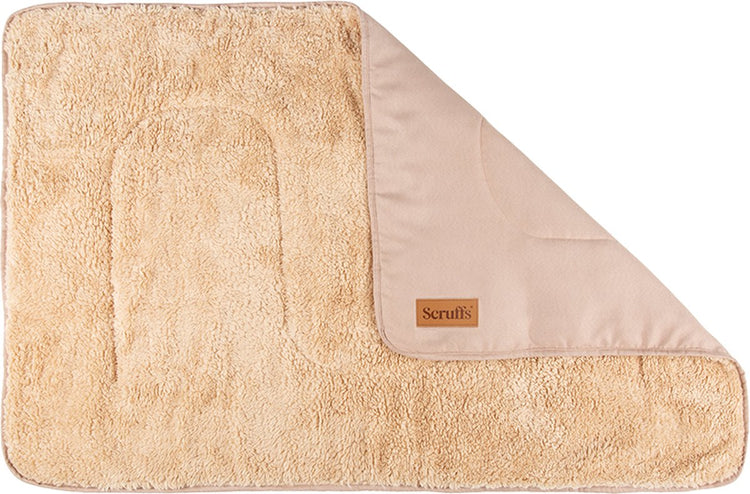 Scruffs cosy - couverture douce pour chien - utilisable des deux côtés avec doublure intérieure merveilleusement douce - 110 x 75 cm - sable du désert