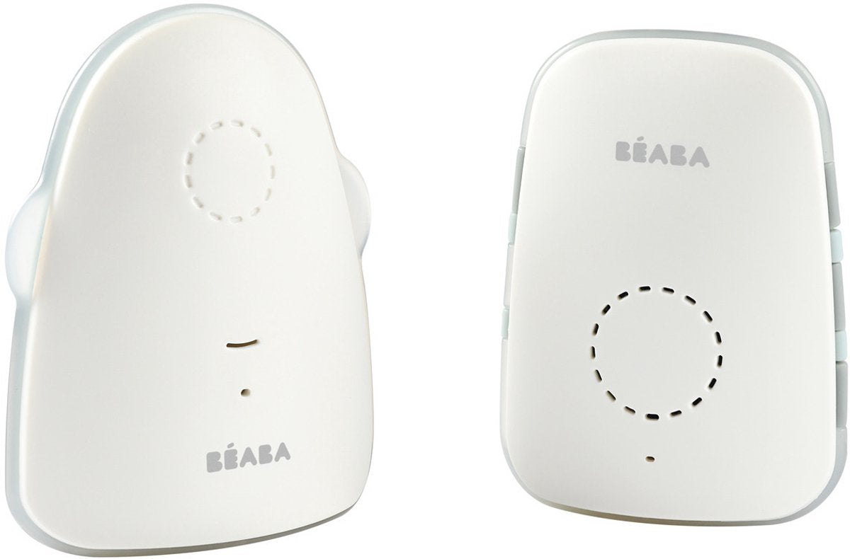Béaba Simply Zen - Babyphone - Technologie 0 Onde Sans Interférence - Talkie Walkie Mode Nuit - Blanc