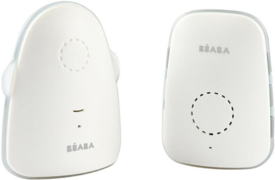 Béaba Simply Zen - Babyphone - Technologie 0 Onde Sans Interférence - Talkie Walkie Mode Nuit - Blanc