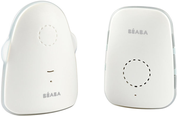 Béaba Simply Zen - Babyphone - Technologie 0 Onde Sans Interférence - Talkie Walkie Mode Nuit - Blanc