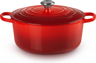 Rôtissoire signature Le Creuset - ø 28 cm - rouge cerise