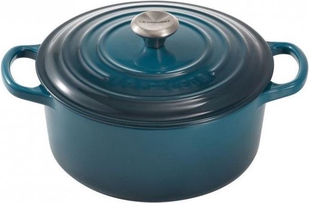 Rôtissoire Le Creuset - ø 24cm - bleu sarcelle profond