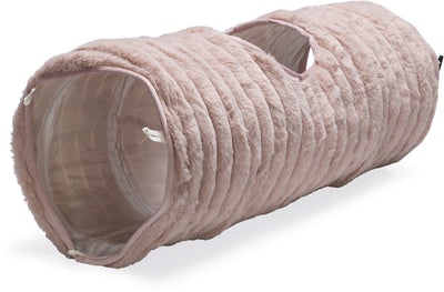 Conçu par lotte reza - tunnel pour chat - rose - 70x25x25 cm