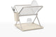 Égouttoir à vaisselle Brabantia - pliable - avec porte-couverts - compact - beige doux