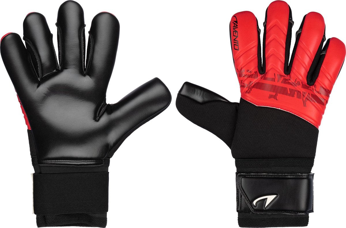 Gants de gardien Avento Fingersave - Ultimate Grip - Adultes - Rouge - Taille M