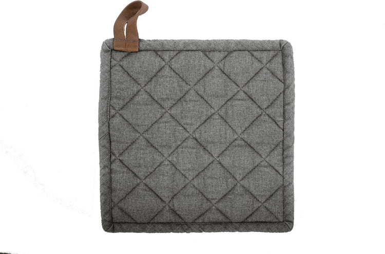 Unbranded sans marque maniques tiseco myrna – coton – lot de 2 pièces – 20x20cm – anthracite