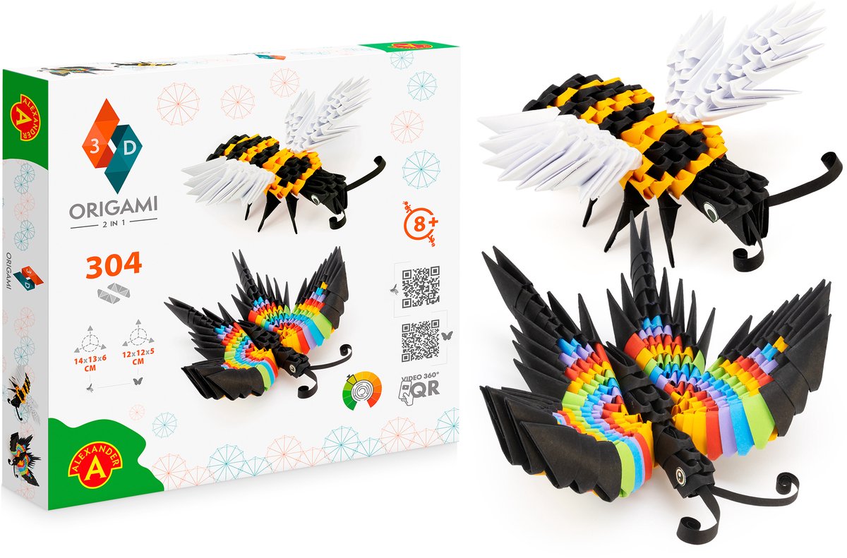 Origami 3d à Vlinder, 304dlg