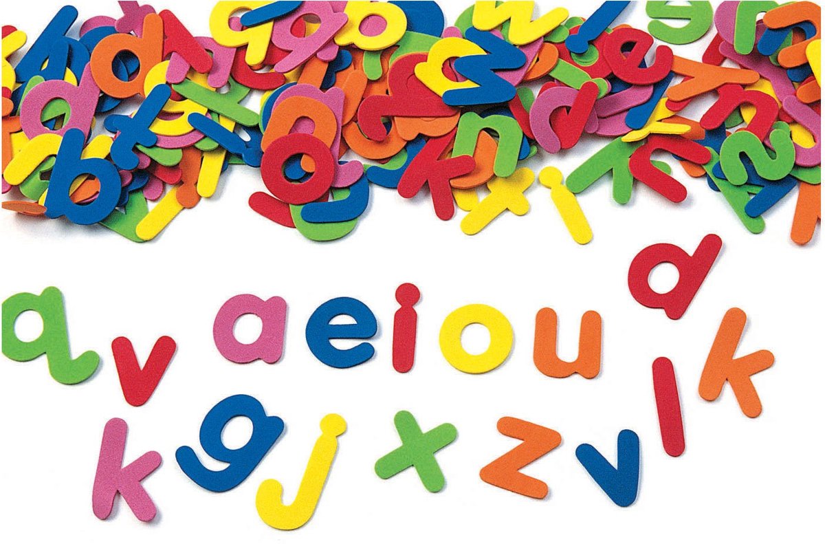 Colorations auto-alphabet en mousse d'auto-adhésif, ensemble de 380