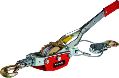 Treuil manuel Einhell tc-lw 2000 - poids de traction maximum : 2000 kg - distance maximale : 1,6 m - frein automatique