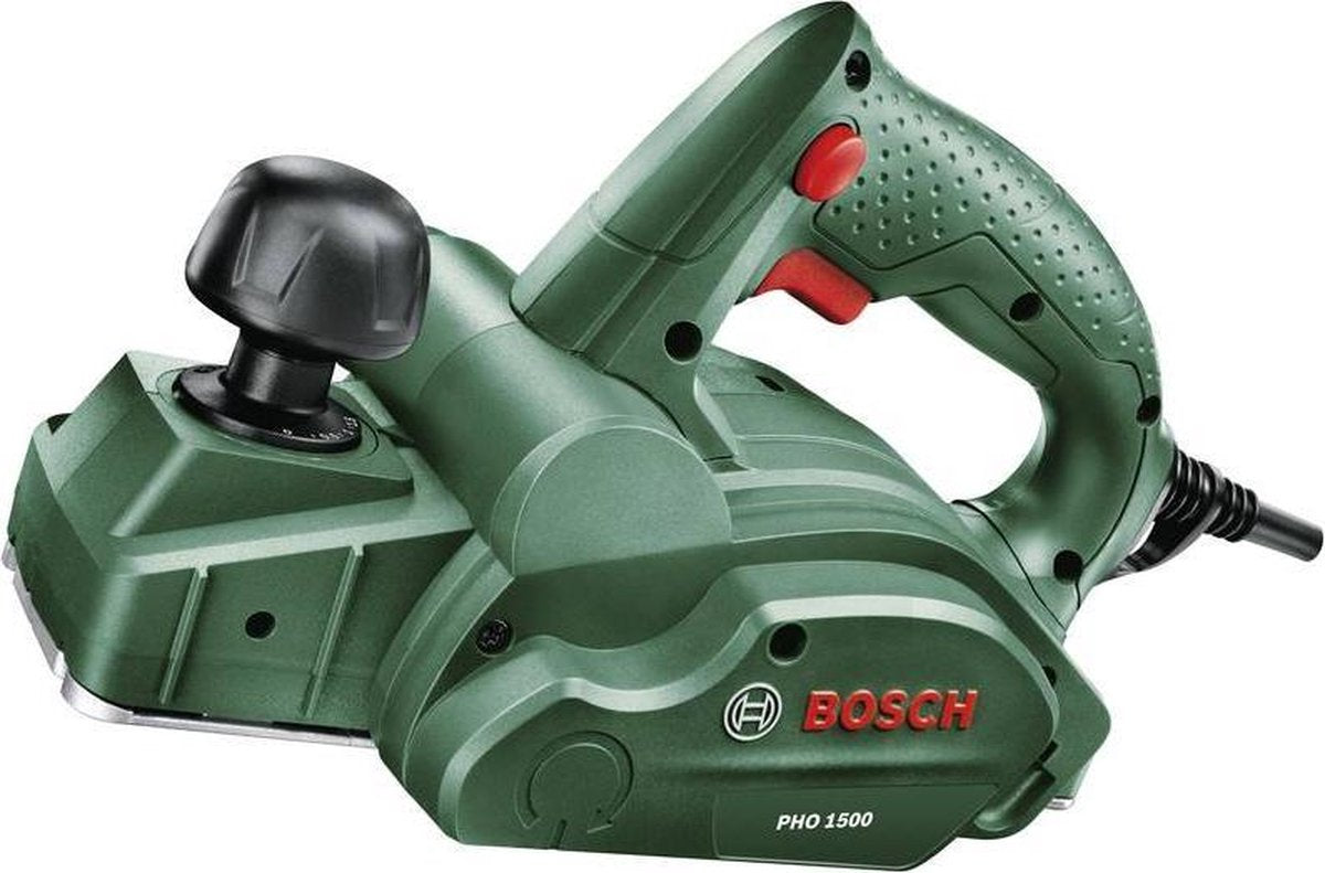 Raboteuse Bosch pho 1500 - filaire - 550 w - profondeur de coupe jusqu'à 1,5 mm