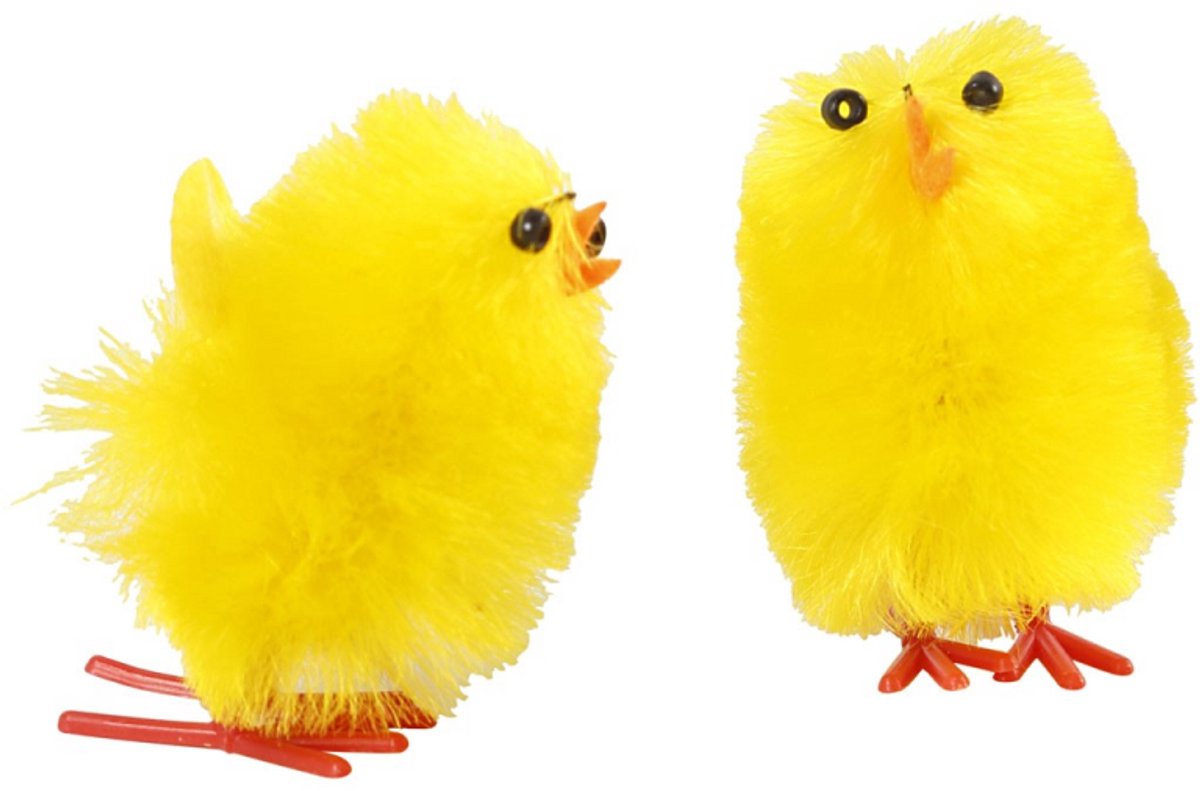 Creativ Company Yellow Pâques Chicks Chenille, 12e.