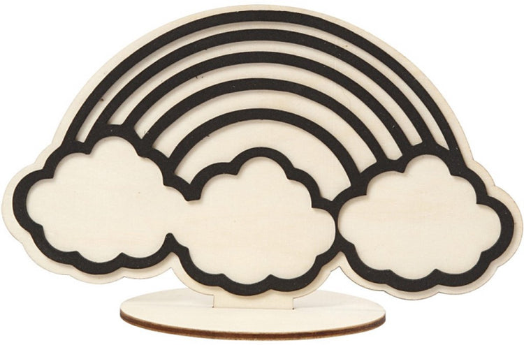 Figurine d'entreprise Creativ pour la décoration, arc-en-ciel, h : 10,5 cm, 1 pièce