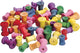 Colorations colorées en bois bobines, ensemble de 50