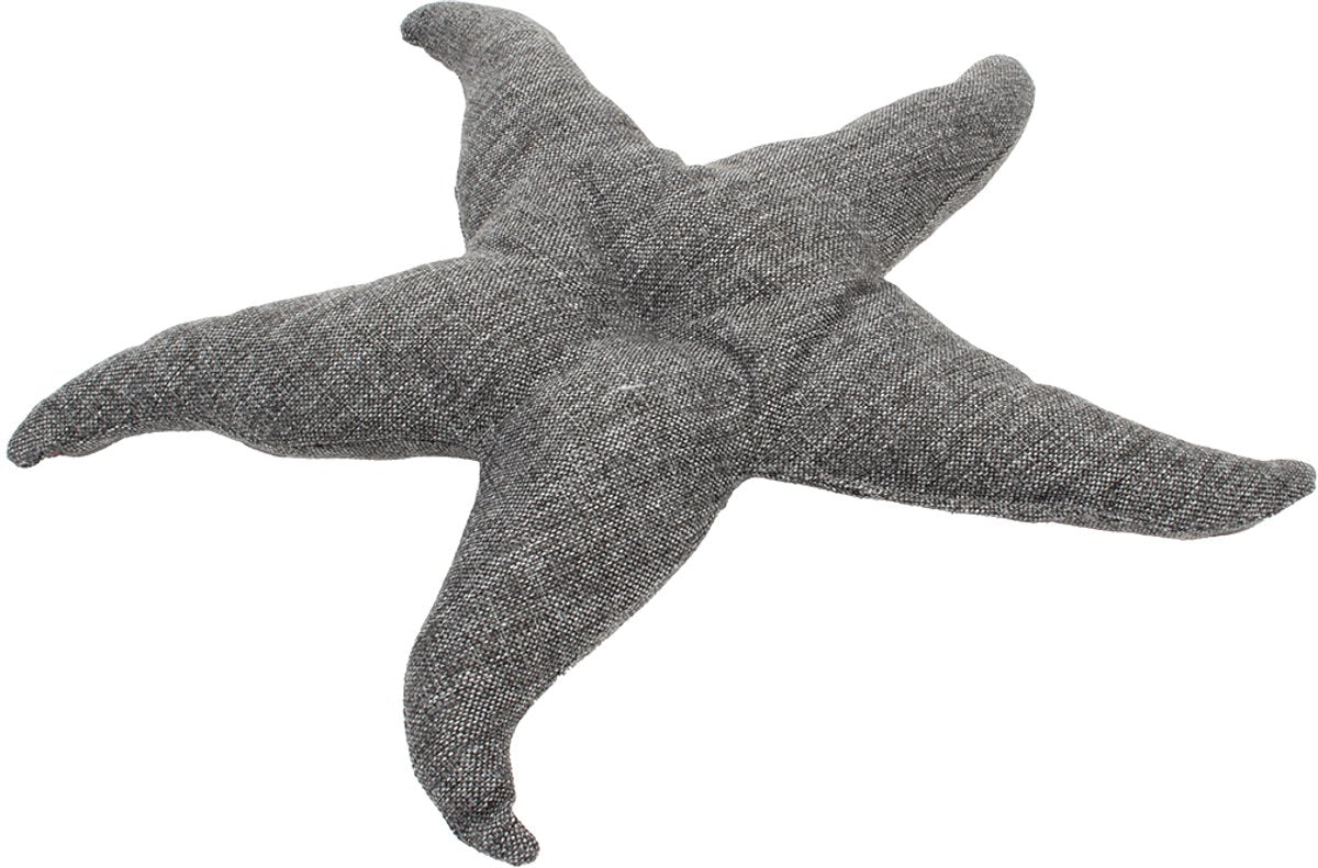 Duvo peluche eco étoile de mer xl - 44x43x6cm gris