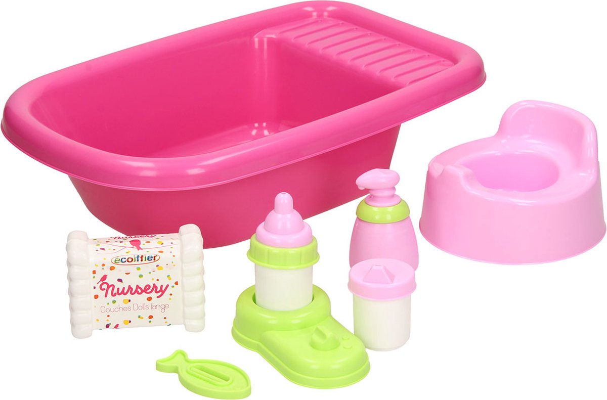 Bath de poupée Ecoiffier avec accessoires