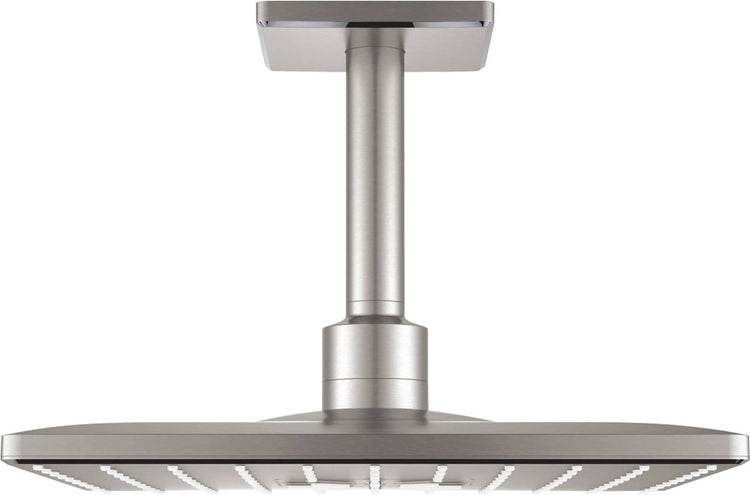 Grohe pomme de douche à effet pluie + bras carré supersteel