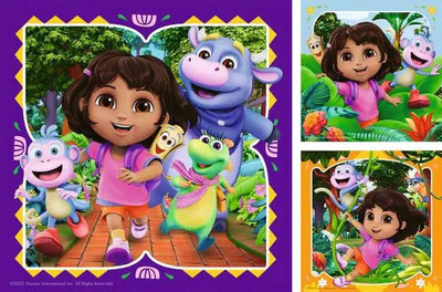 Puzzle enfant Ravensburger 3x49 pièces - Dora l'exploratrice