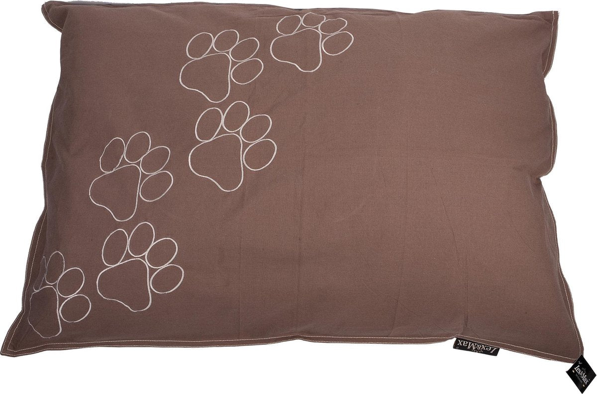 Lex max coussin pour chien happy legs taupe - 100 x 70cm