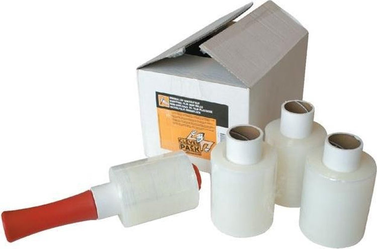 Film d'emballage Cleverpack 100mmx250m 17mu - 6 rouleaux + distributeur - transparent