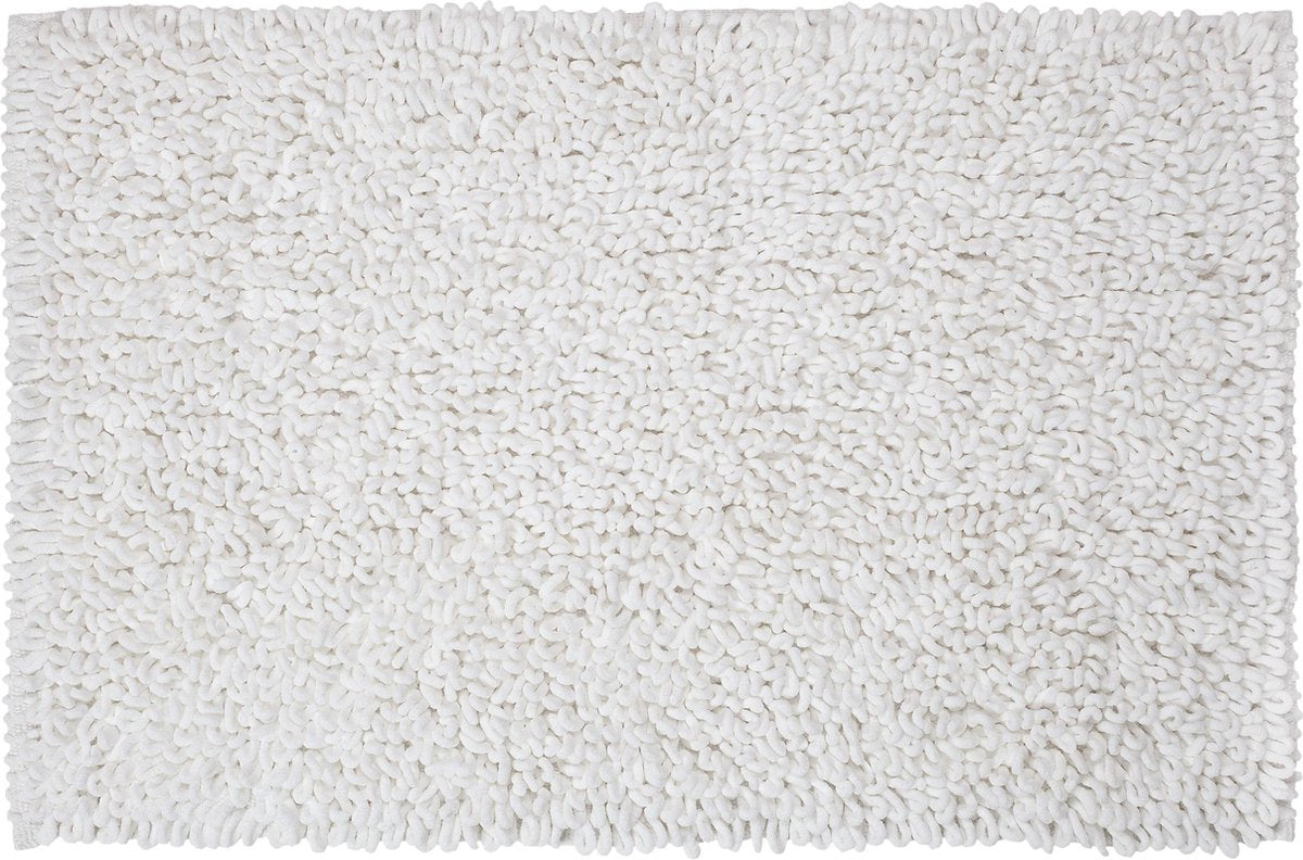 Tapis de bain Sealskin twist 60x90 cm - microfibre - blanc