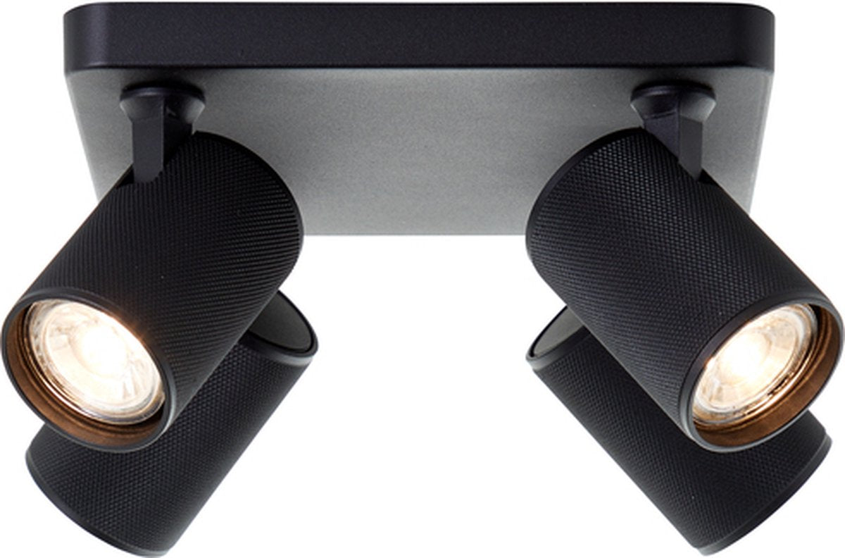 Brilliant Marty - spot de plafond - gu10 4x5w - 3000k - noir