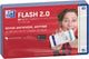 Oxford flash 2.0 - flashcards - vierges - a7 - bordure bleue - 80 pièces