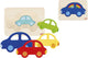 Voiture de puzzle de couche Goki, 5 couches