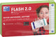 Oxford flash 2.0 - flashcards - carreaux 5mm - a7 - bord vert - 80 pièces