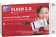 Oxford flash 2.0 - flashcards - vierges - a7 - blanc - 80 pièces