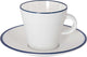 Gimex - ligne linea - service à expresso - bleu - 85 ml - 2 pièces