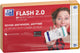 Oxford flash 2.0 - flashcards - vierges - a7 - bord orange - 80 pièces