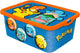 Boîte de rangement Pokémon junior 13 litres bleu orange