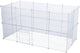 Panneaux d'extension Trixie - plastique blanc 35x35 cm - 4 pièces avec matériel de montage