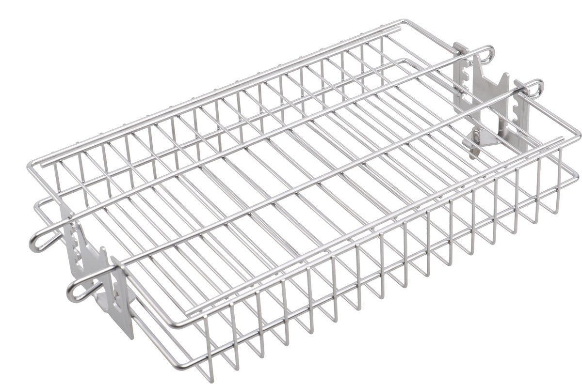 Grizzly grills support plat pour rôtissoire - support pour rôtissoire - acier inoxydable