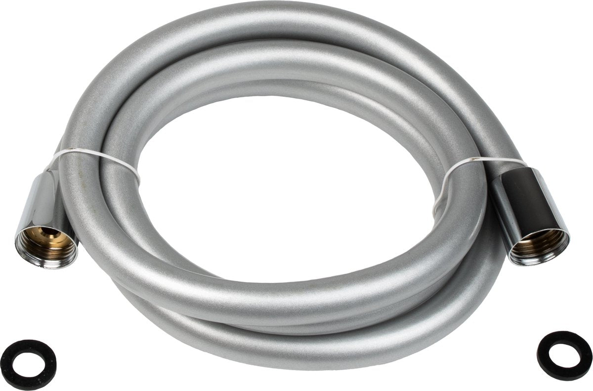 Flexible de douche Plieger - universel - plastique - argent - 150 cm - Garantie 10 ans