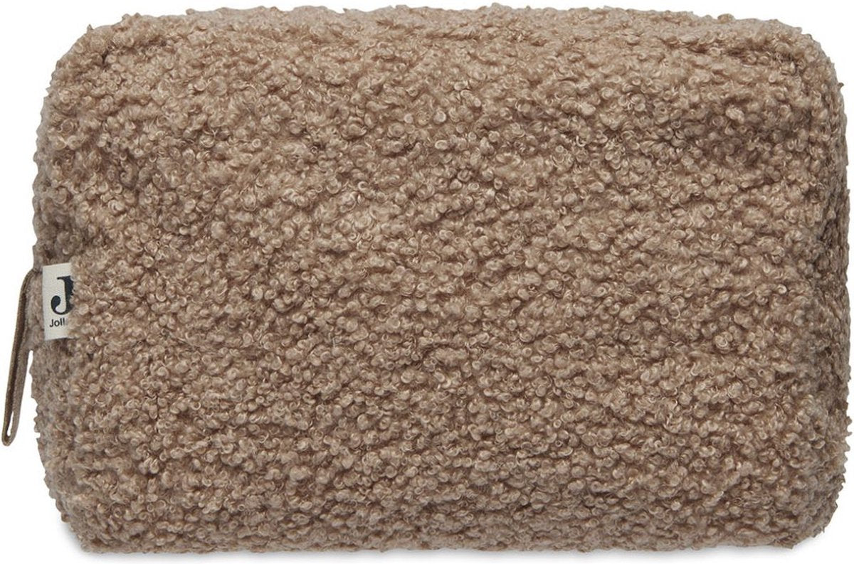 Jollein - trousse (boucle biscuit) - 100% polyester - trousse à couches, trousse de toilette bébé - 21x14cm