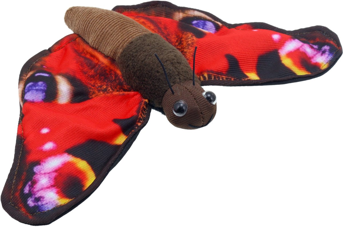 La société de marionnettes marionnette à doigt papillon oeil de paon - poupée jouet.