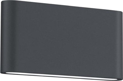 Trio thames ii - applique murale - anthracite - incl. 2x SMD 4,5W - éclairage haut et bas - montage mural - non dimmable - éclairage extérieur - IP54