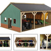Kids Globe Globe Agricultural Lock Bois pour 3 tracteurs, 1:16