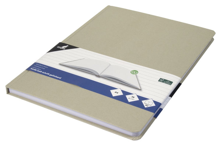 Carnet Kangaro - a4 - ligne - 192 pages - 70 grammes - couverture rigide - kraft - k-5523