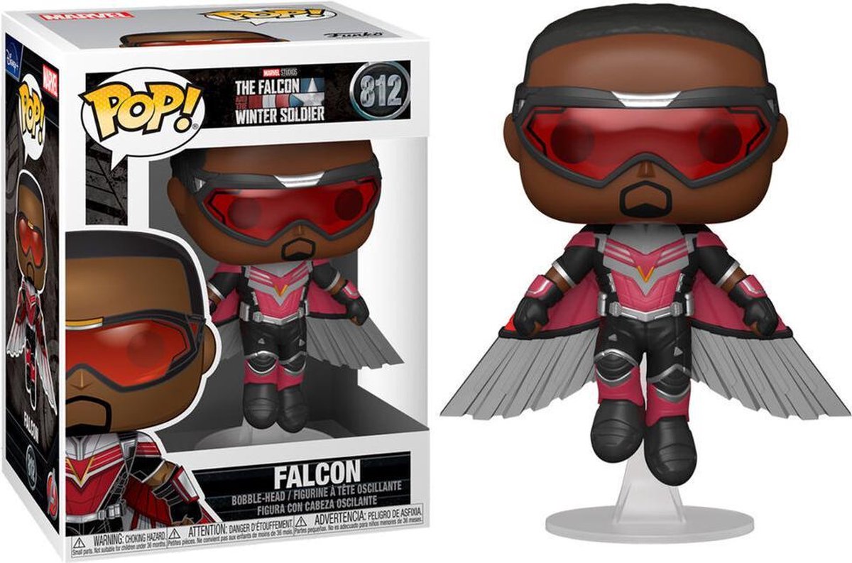 Funko le faucon et le soldat de l'hiver figurine à collectionner Marvel Pop ! faucon volant 9 cm multicolore