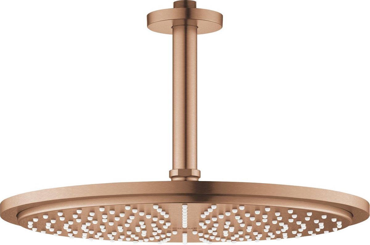Douche de tête cosmopolite Grohe rainshower - douche à effet pluie ø 31 cm - coucher de soleil chaud brossé (bronze mat)