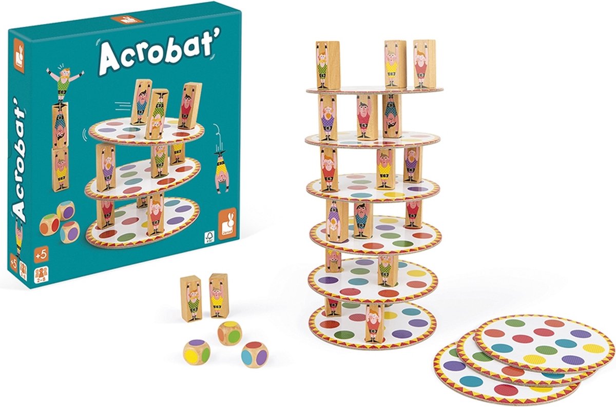 Janod - jeu d'adresse - tour acrobate