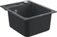 Évier composite Grohe k700 - 40 cm - à encastrer - avec trop-plein et vidange automatique - granit noir