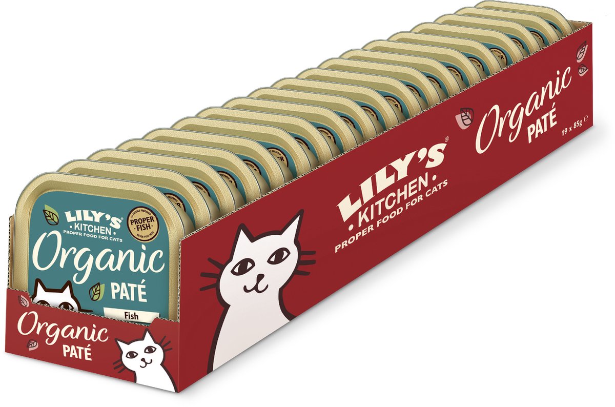 Pâté de poisson bio de Lily's kitchen Cat