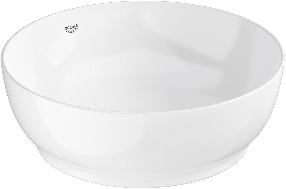 Lavabo rond Grohe essence – 40 cm – sans trop-plein – céramique brillante – aquaceramic hyperclean – blanc