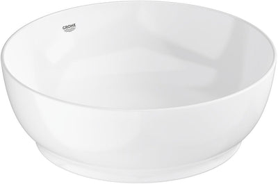 Lavabo rond Grohe essence – 40 cm – sans trop-plein – céramique brillante – aquaceramic hyperclean – blanc
